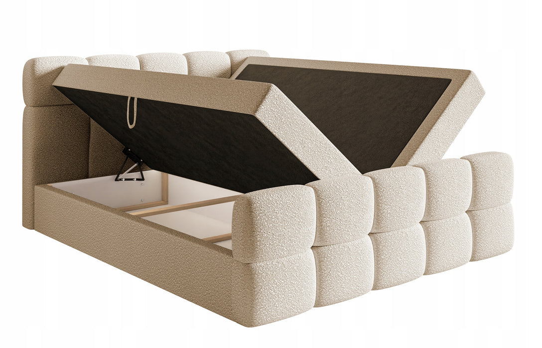 Cloud bed with box for bedding