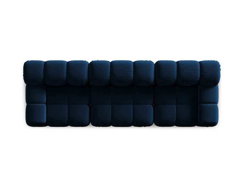 Velvet three-seater sofa Bellis