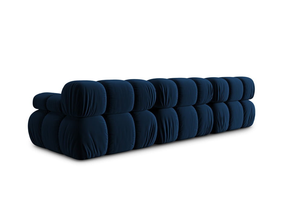 Velvet three-seater sofa Bellis