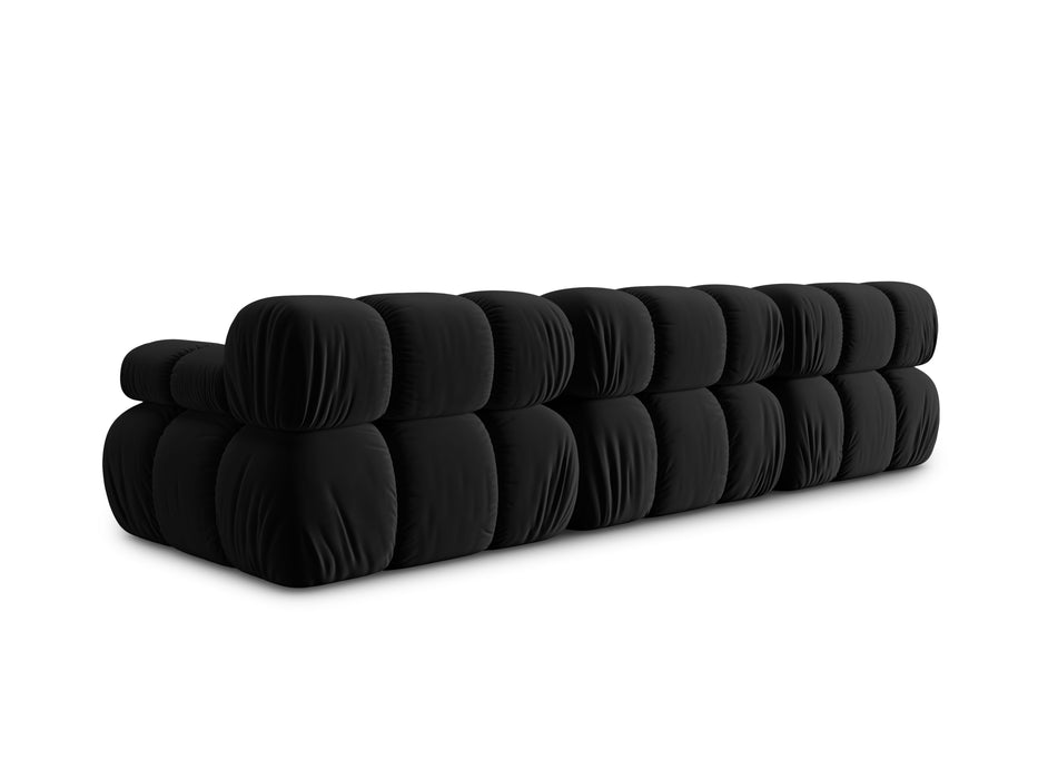 Velvet three-seater sofa Bellis