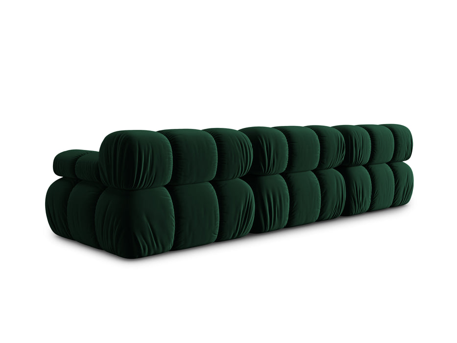 Velvet three-seater sofa Bellis