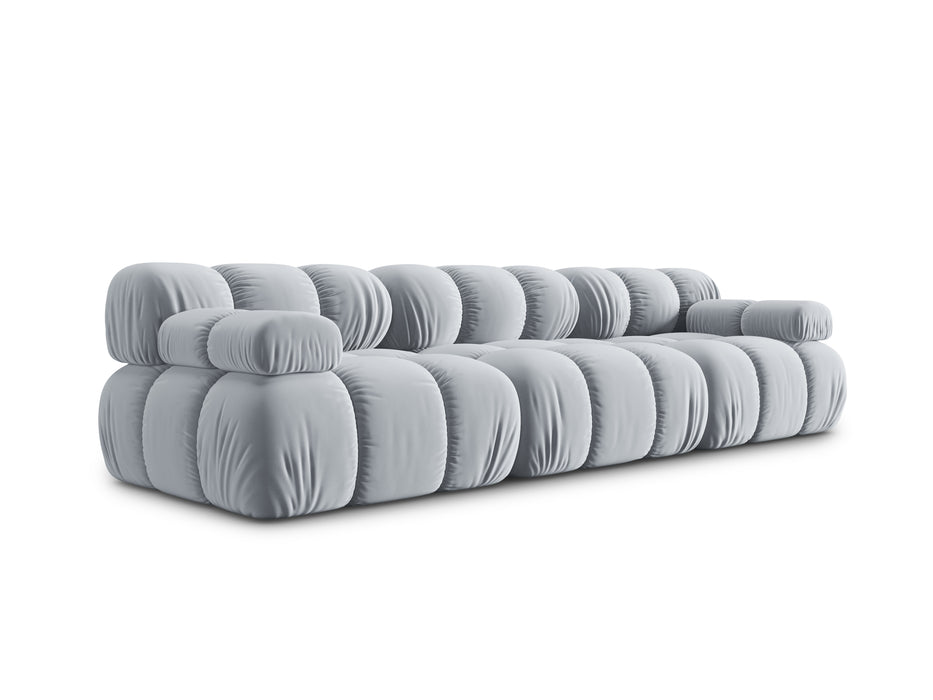 Velvet three-seater sofa Bellis
