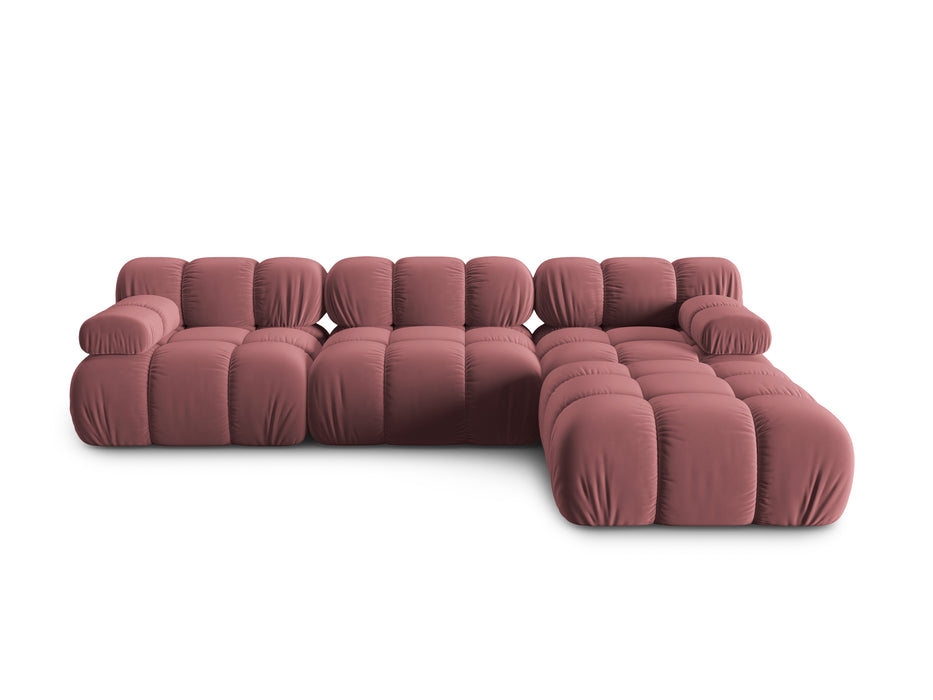 Velvet modular sofa Bellis