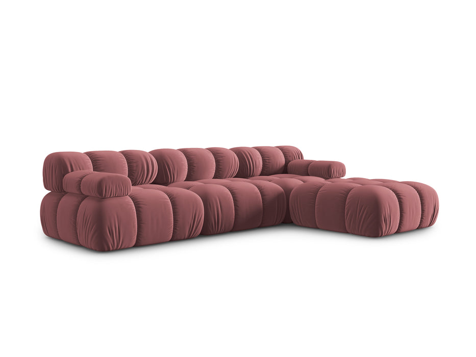 Velvet modular sofa Bellis