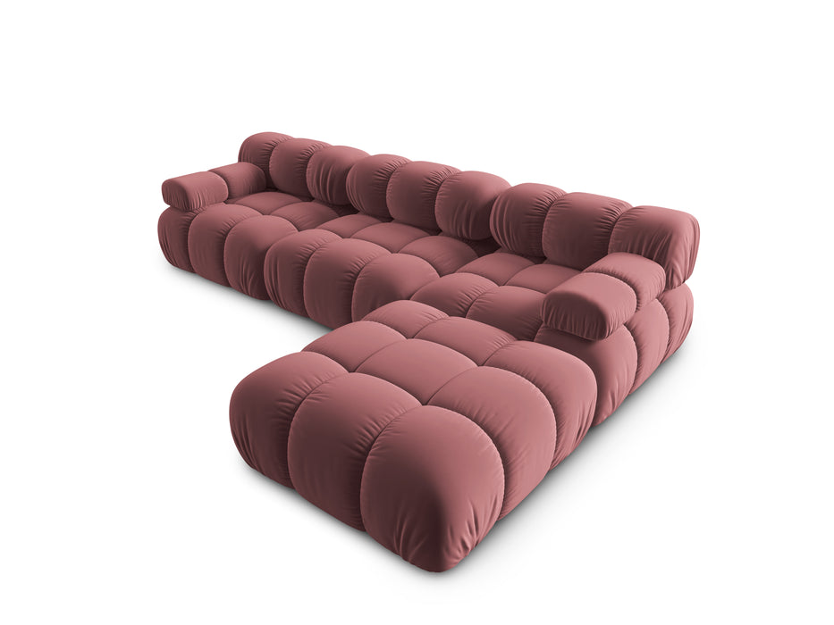 Velvet modular sofa Bellis