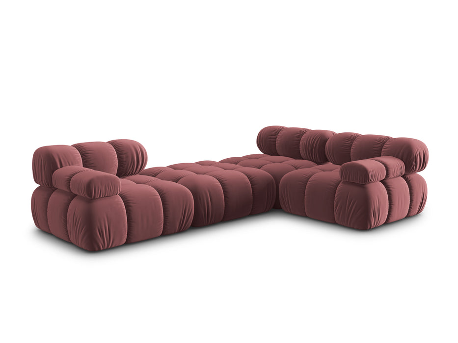 Velvet modular sofa Bellis