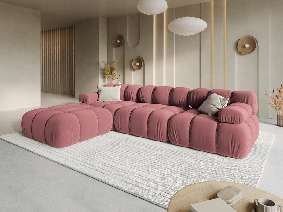 Velvet modular sofa Bellis