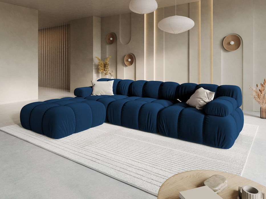Velvet modular sofa Bellis