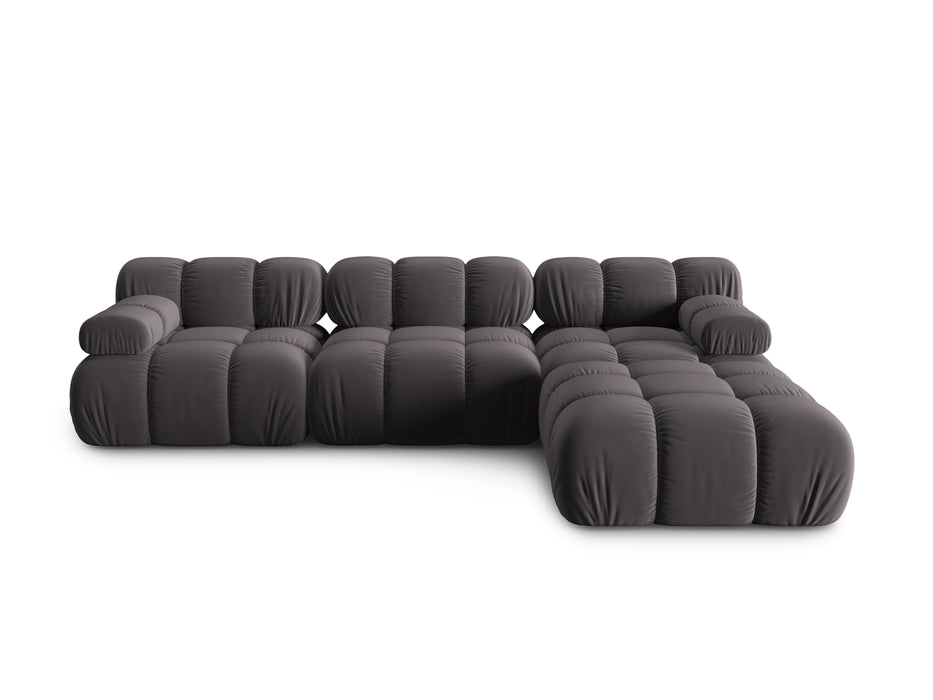 Velvet modular sofa Bellis