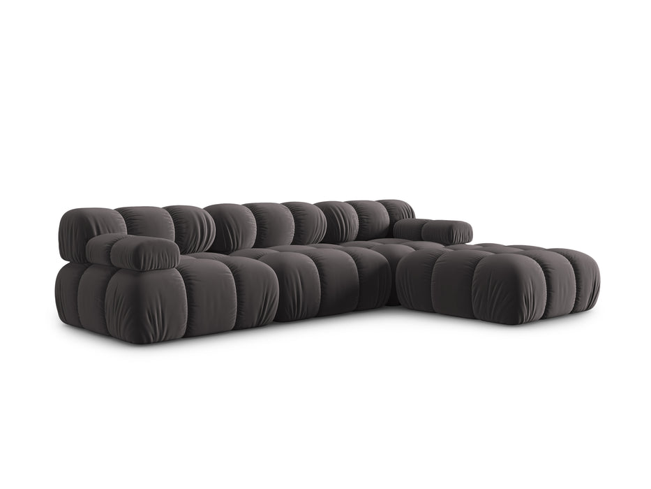 Velvet modular sofa Bellis