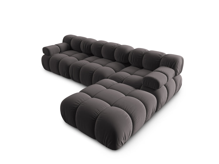 Velvet modular sofa Bellis