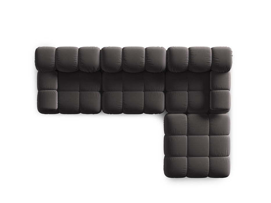 Velvet modular sofa Bellis