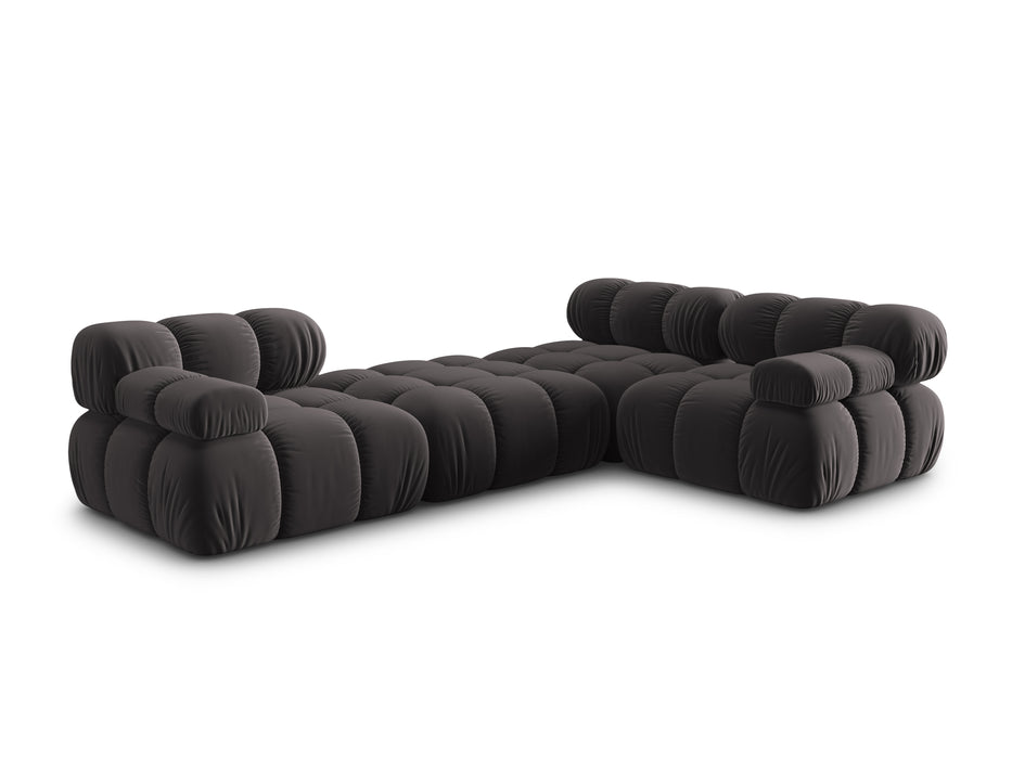 Velvet modular sofa Bellis