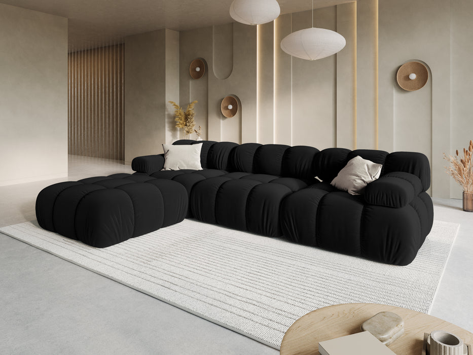 Velvet modular sofa Bellis
