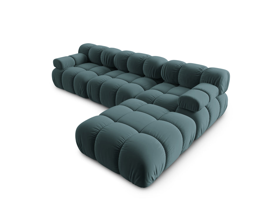 Velvet modular sofa Bellis
