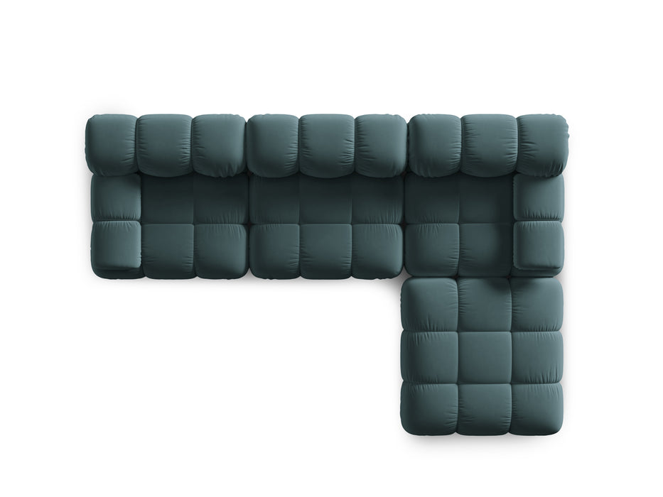 Velvet modular sofa Bellis