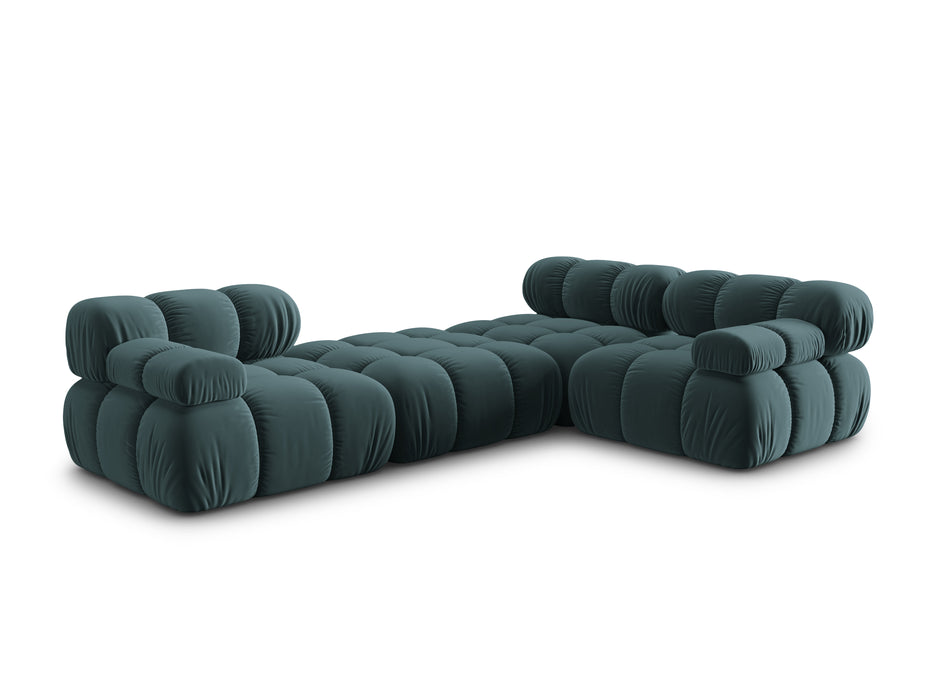 Velvet modular sofa Bellis