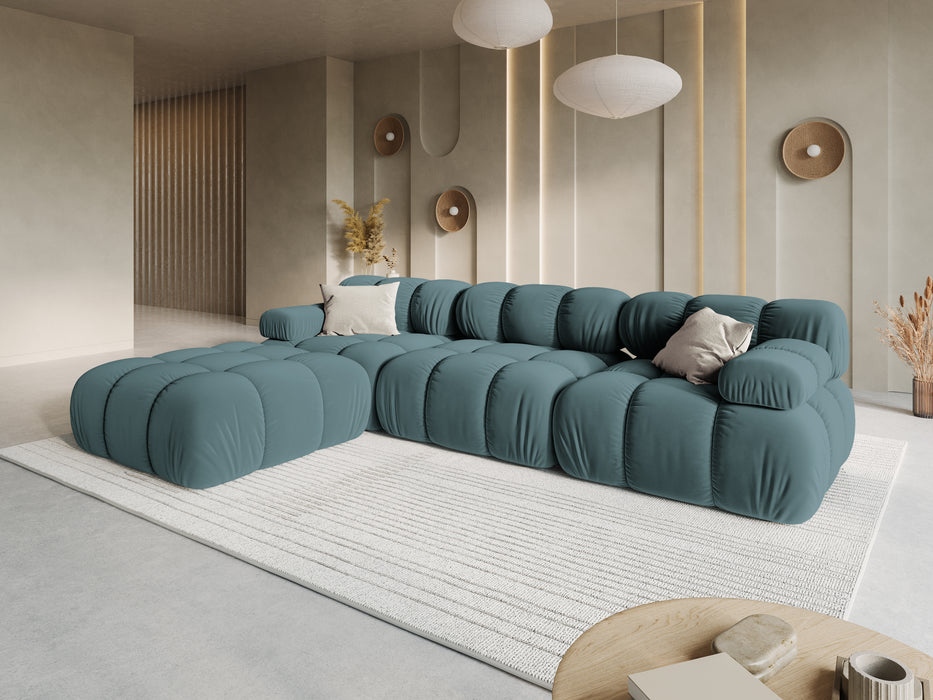 Velvet modular sofa Bellis