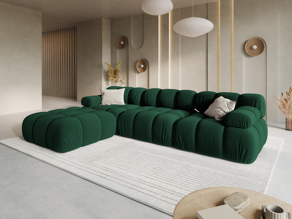 Velvet modular sofa Bellis