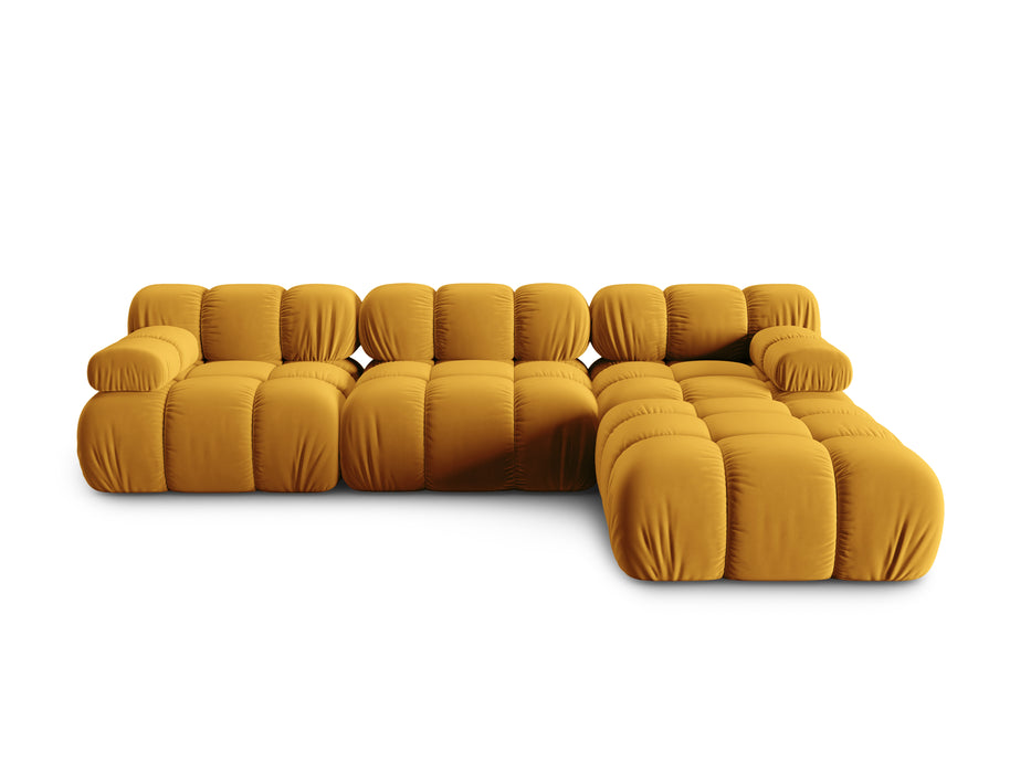 Velvet modular sofa Bellis