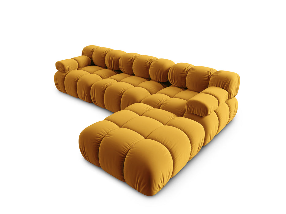 Velvet modular sofa Bellis