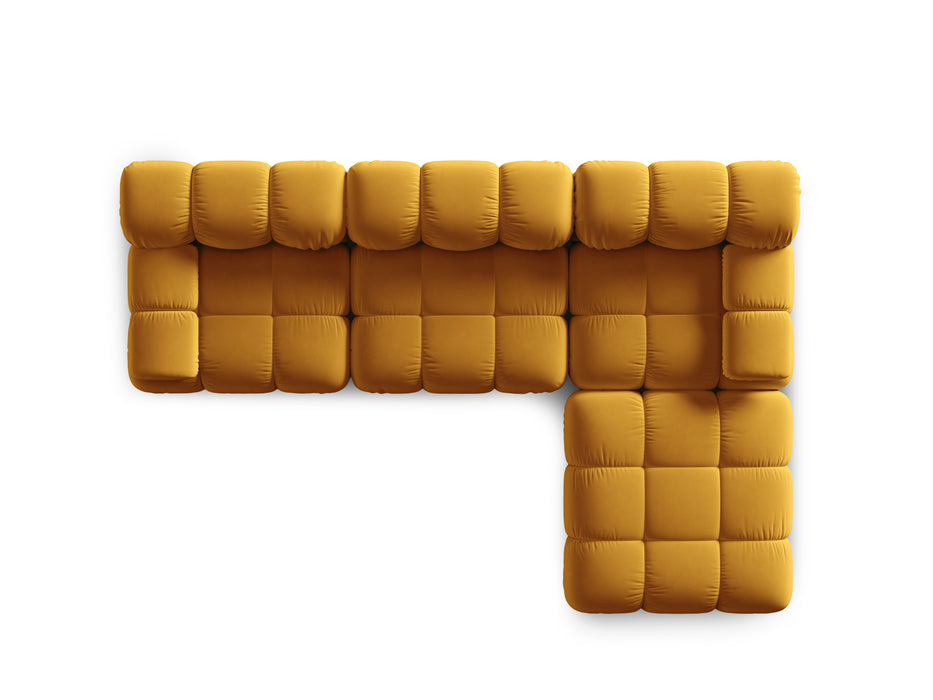 Velvet modular sofa Bellis