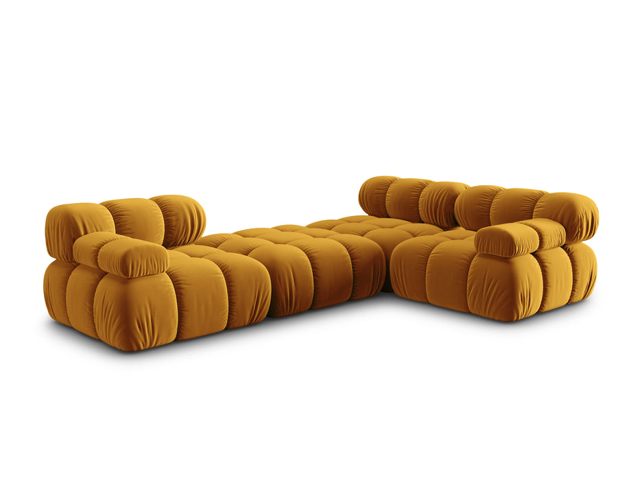 Velvet modular sofa Bellis