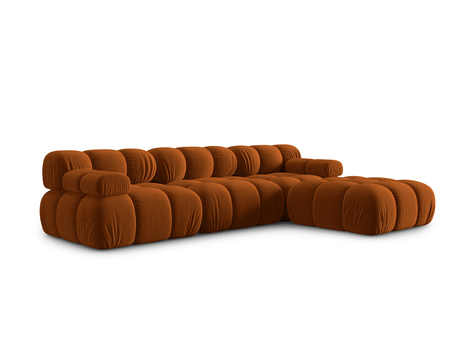 Velvet modular sofa Bellis