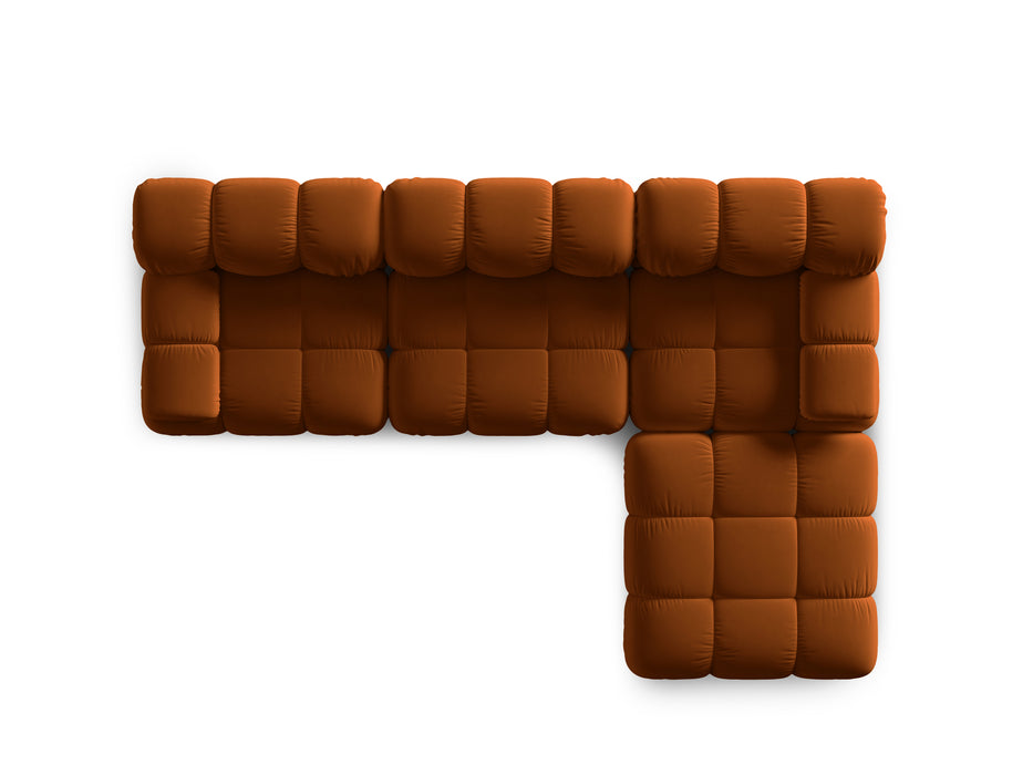 Velvet modular sofa Bellis