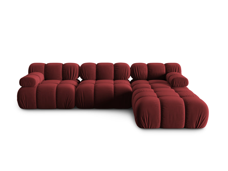 Velvet modular sofa Bellis