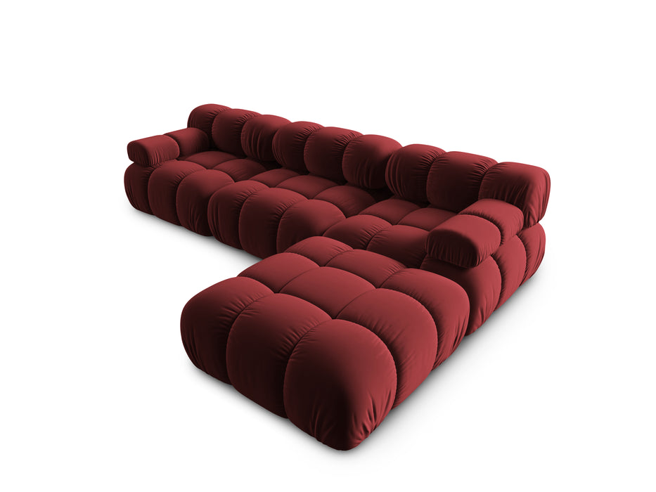 Velvet modular sofa Bellis