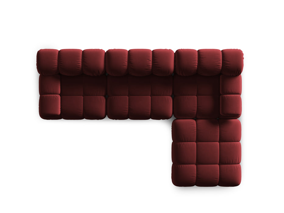 Velvet modular sofa Bellis