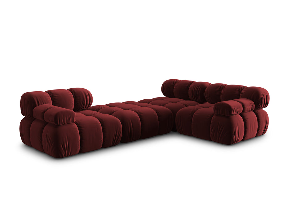 Velvet modular sofa Bellis