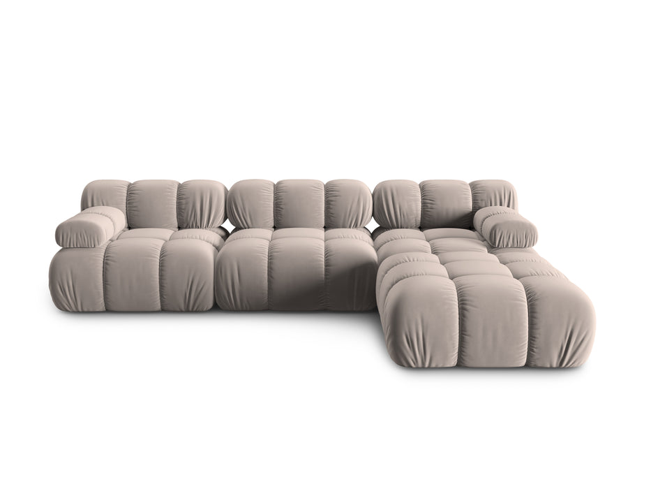 Velvet modular sofa Bellis
