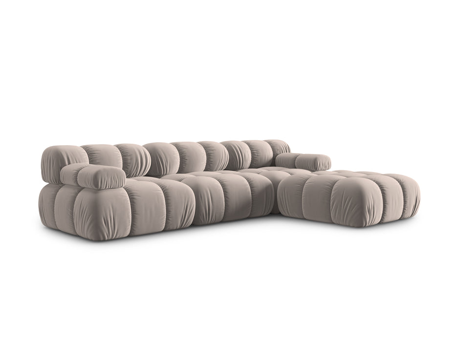 Velvet modular sofa Bellis