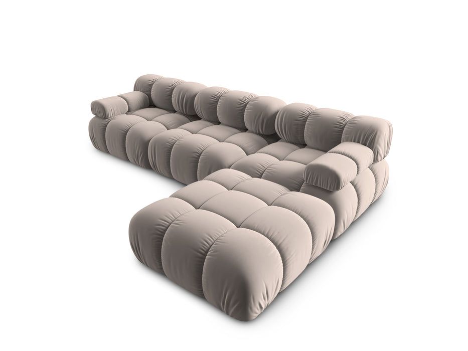 Velvet modular sofa Bellis