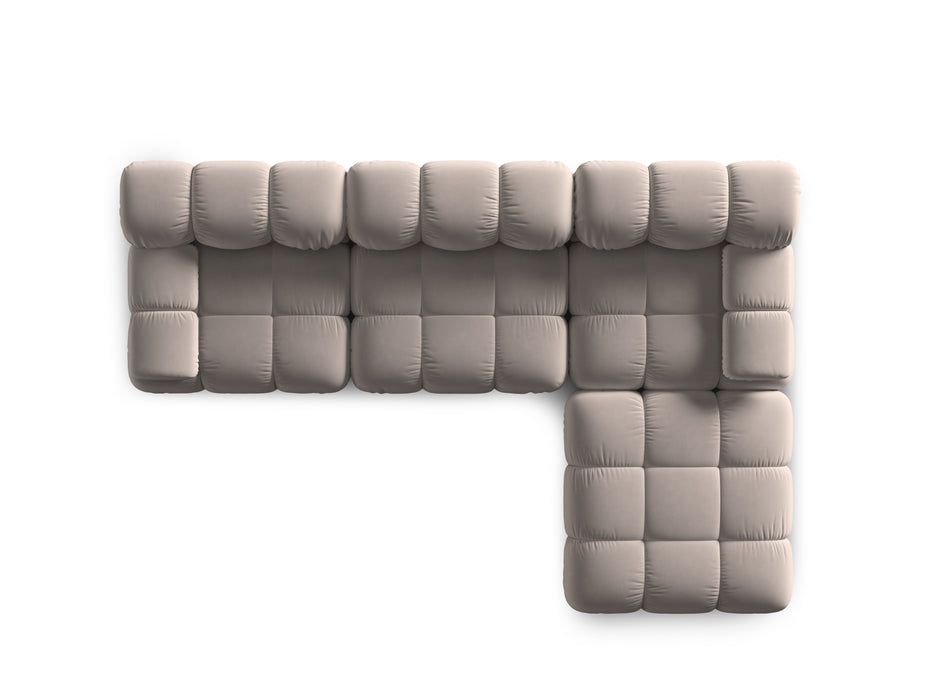 Velvet modular sofa Bellis