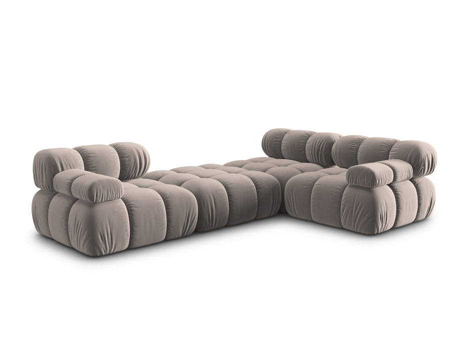 Velvet modular sofa Bellis