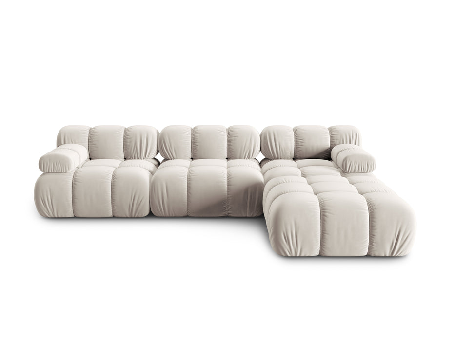 Velvet modular sofa Bellis