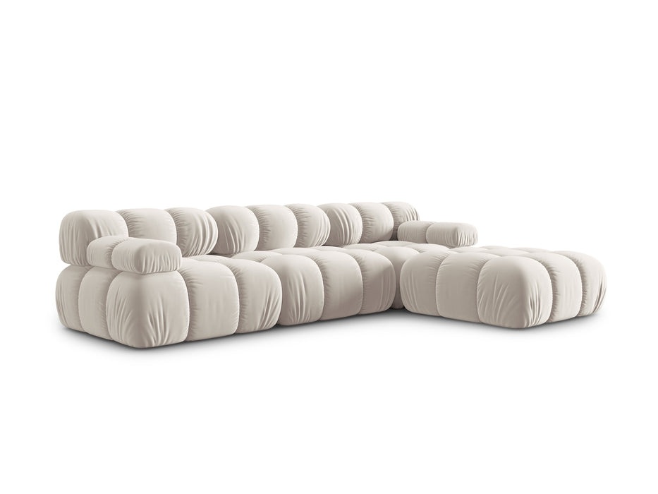 Velvet modular sofa Bellis
