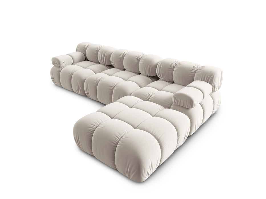 Velvet modular sofa Bellis