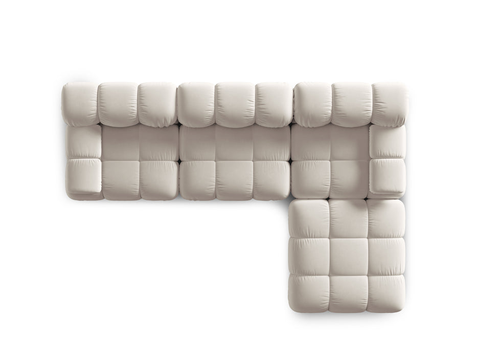 Velvet modular sofa Bellis