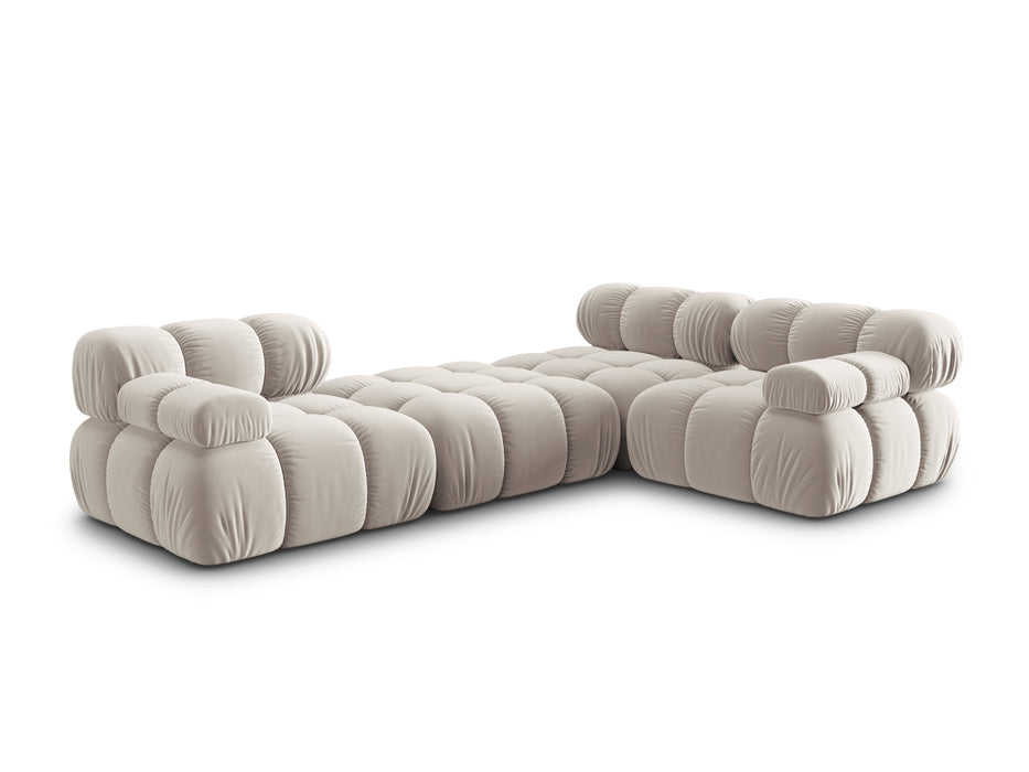 Velvet modular sofa Bellis