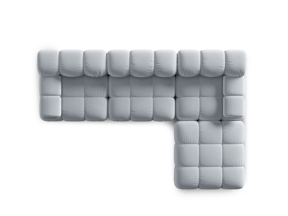 Velvet modular sofa Bellis