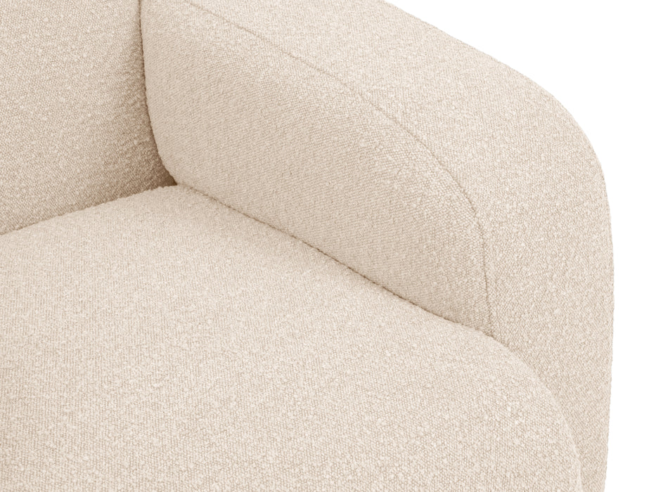 Boucle two-seater sofa Molino