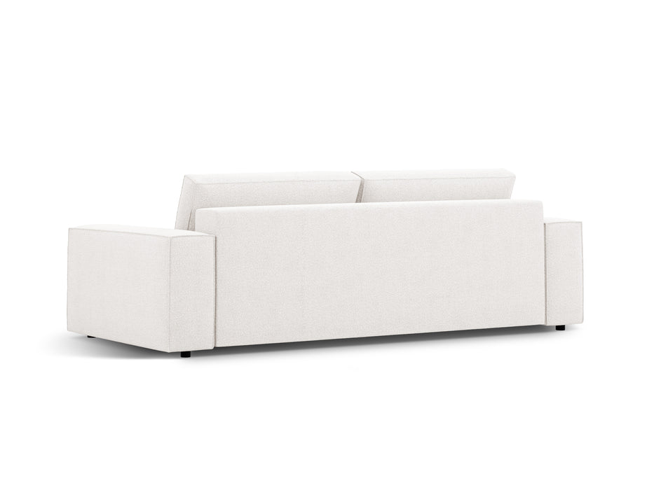 Boucle sofa bed Jodie with bedding box
