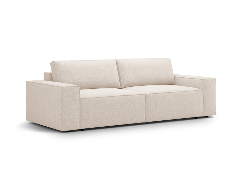 Boucle sofa bed Jodie with bedding box