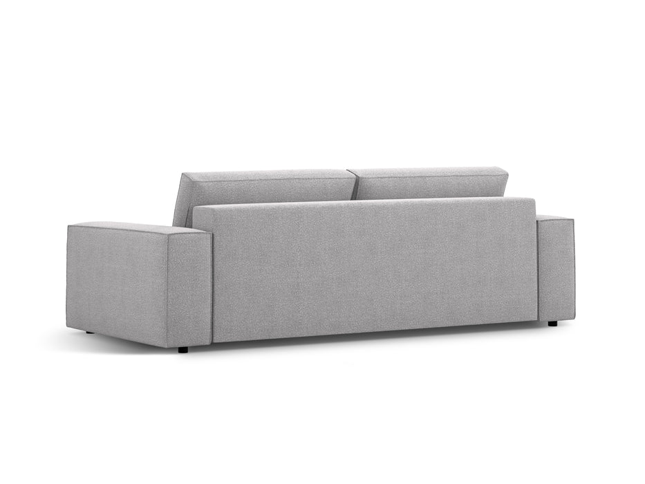 Boucle sofa bed Jodie with bedding box