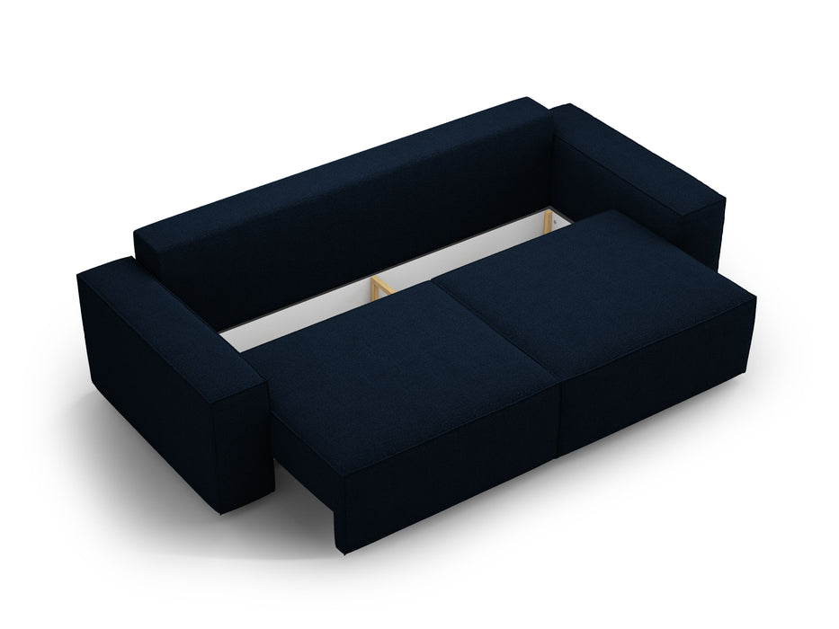 Boucle sofa bed Jodie with bedding box