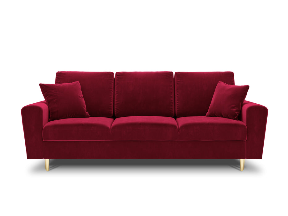 Velveto trivietė sofa Moghan